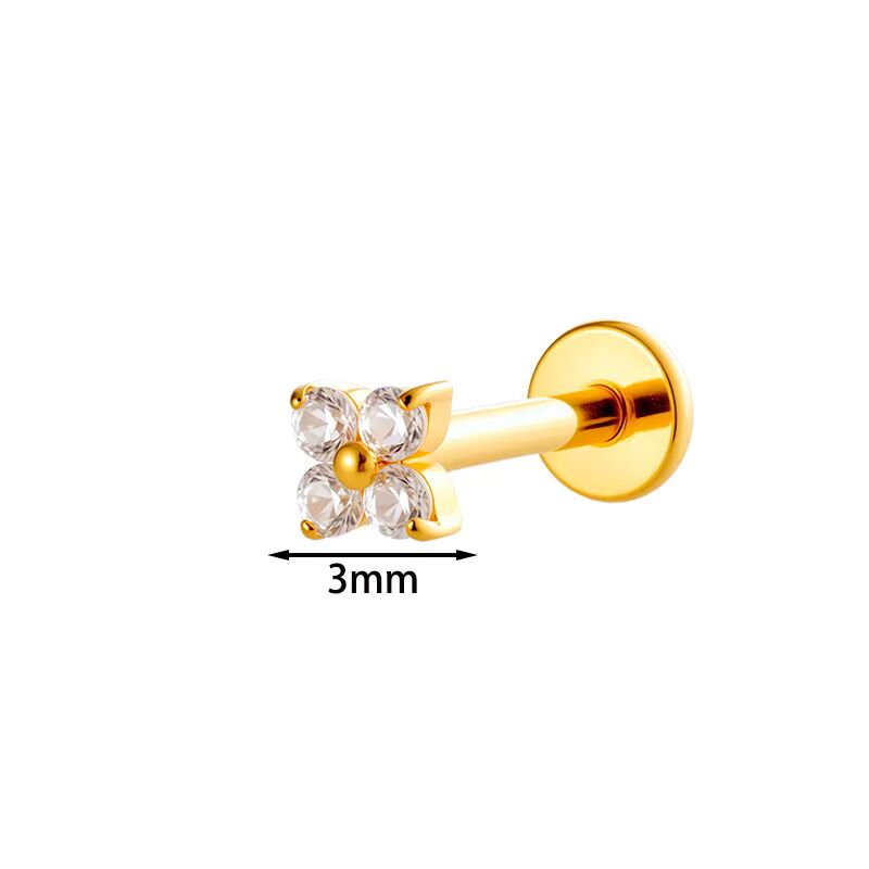 Piercing Larone Doré 3 mm
