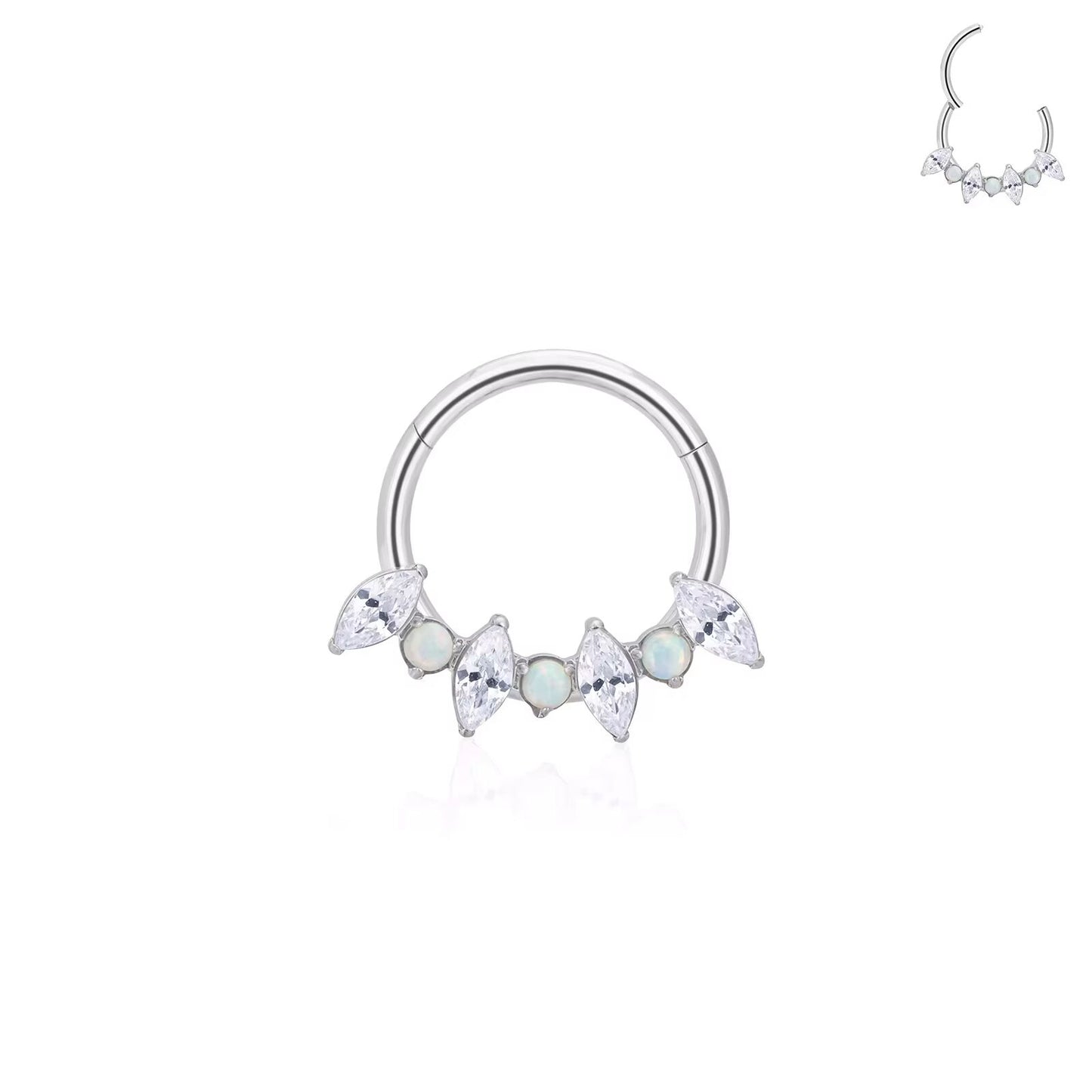 Piercing Amind Argenté