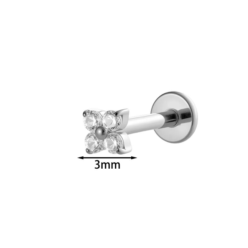 Piercing Larone Argenté 3 mm
