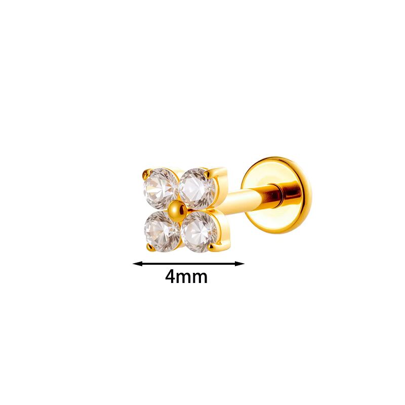 Piercing Larone Doré 4 mm