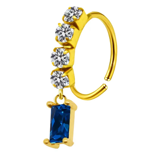 Piercing Nez Note Bleu