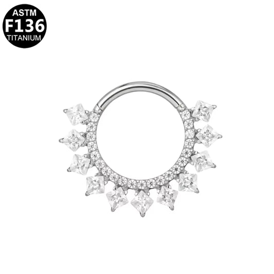 Piercing Nez Halo Princesse Argenté